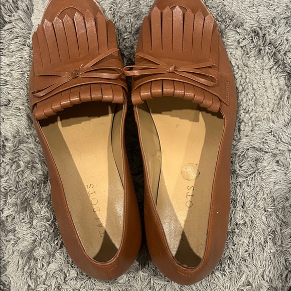 Talbots Tan Fringed Loafers for Women - Picture 4 of 4